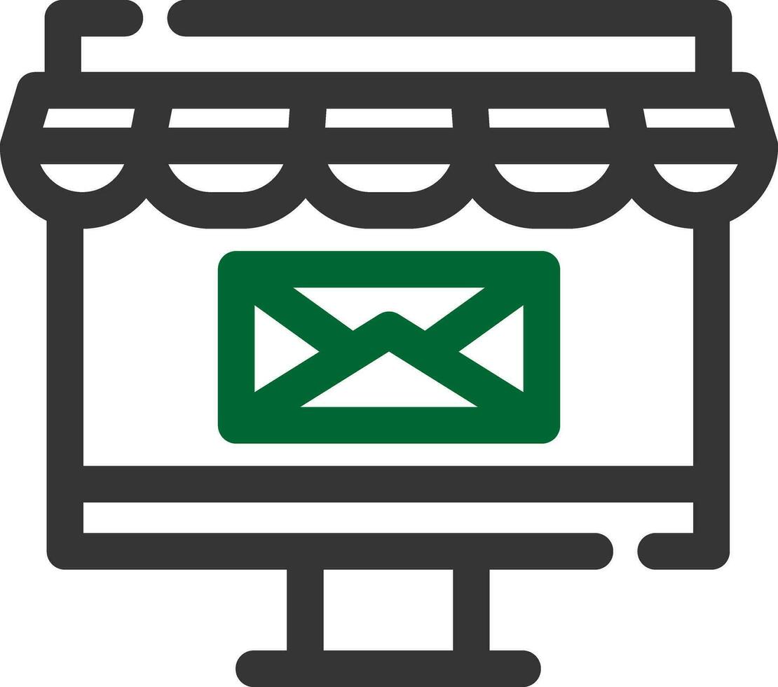 E-Mail kreatives Icon-Design vektor