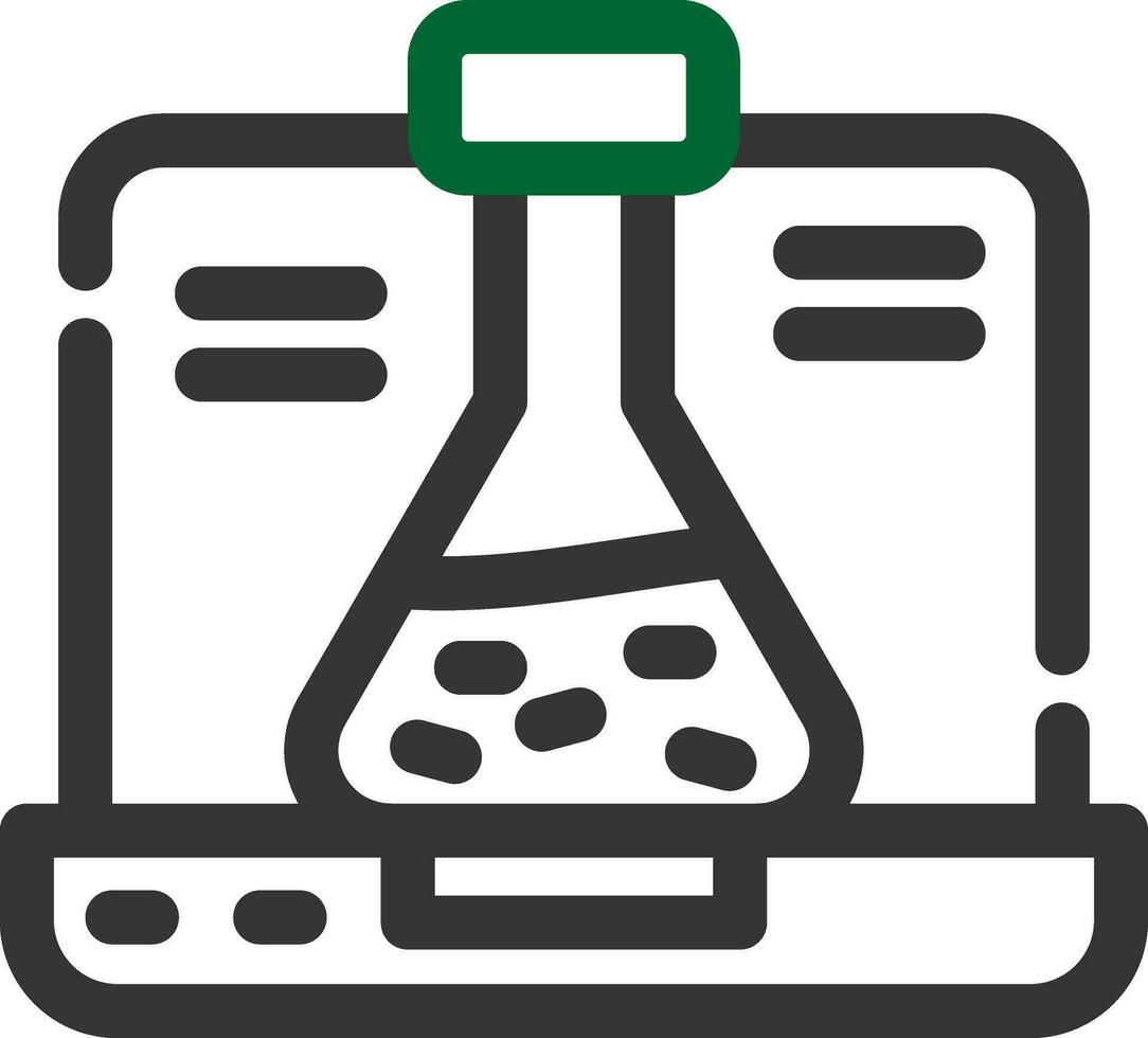 Chemie kreatives Icon-Design vektor