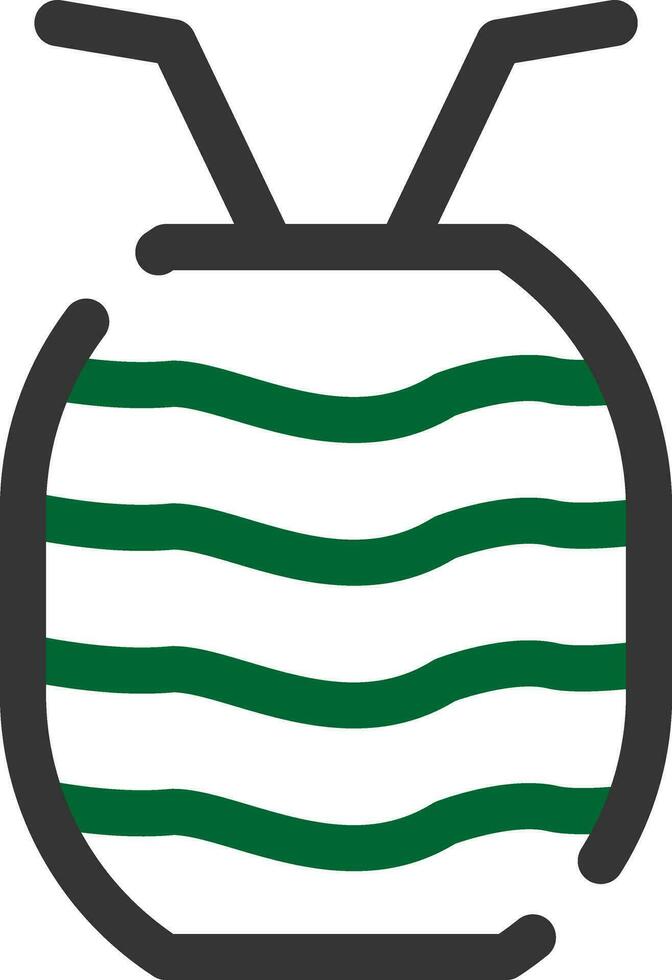 Wassermelone Saft kreativ Symbol Design vektor