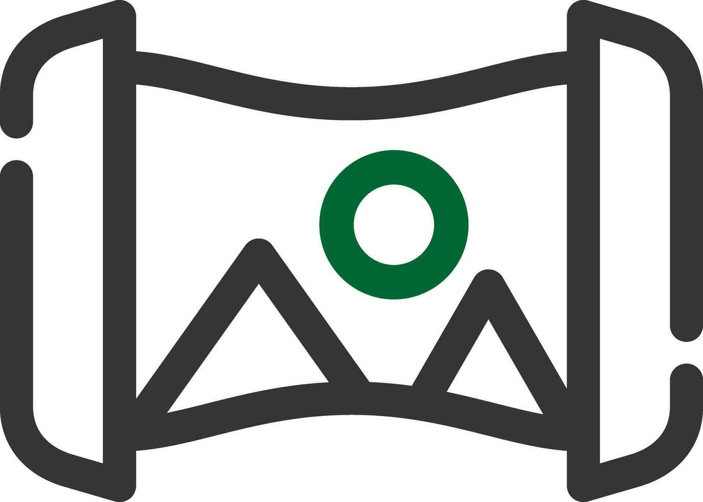 Panorama kreativ Symbol Design vektor