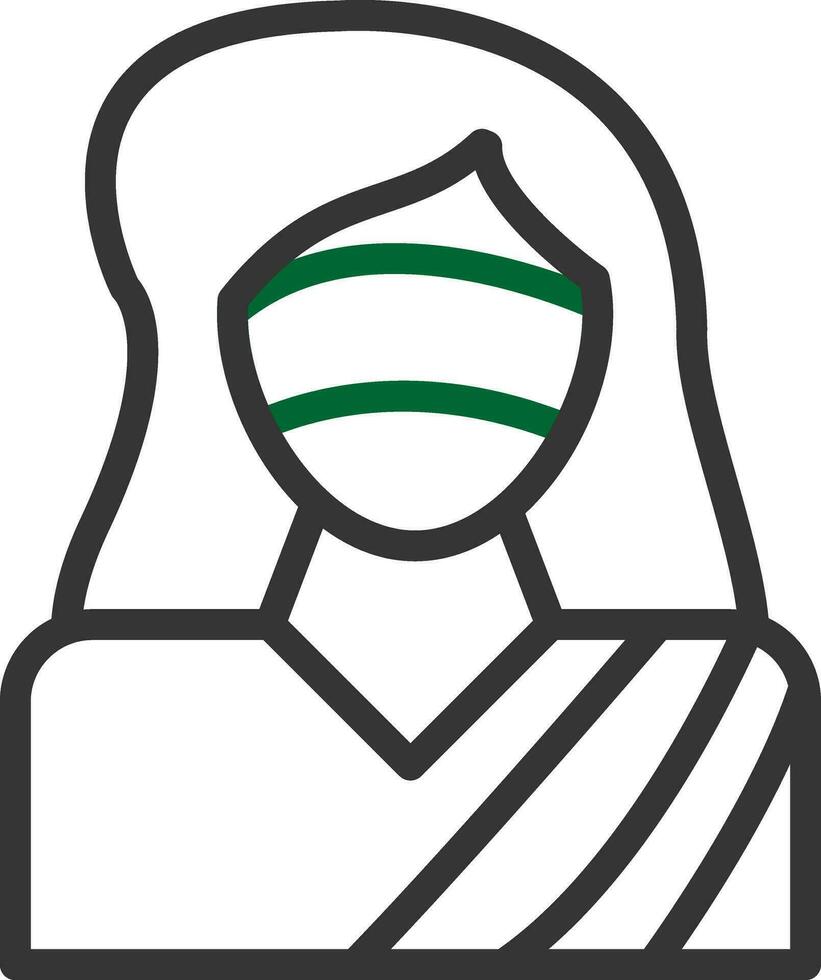 Lady Justice kreatives Icon-Design vektor