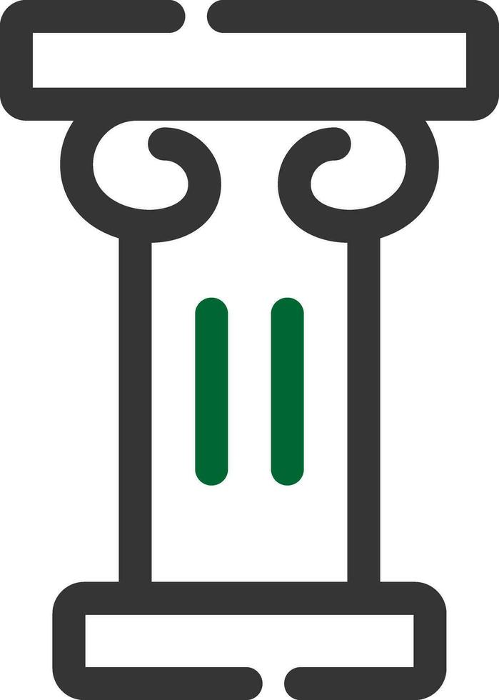 Säule kreatives Icon-Design vektor