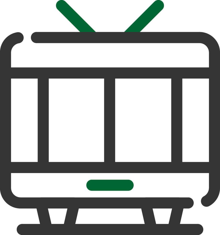 TV-kreatives Icon-Design vektor