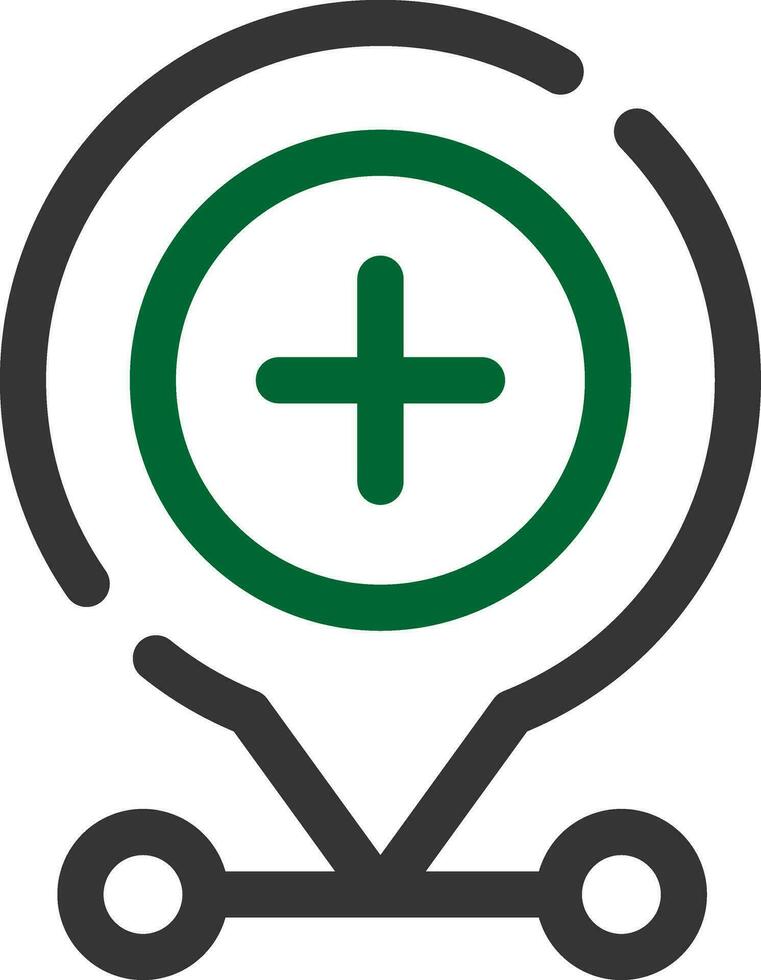 Karte Ort kreativ Symbol Design vektor