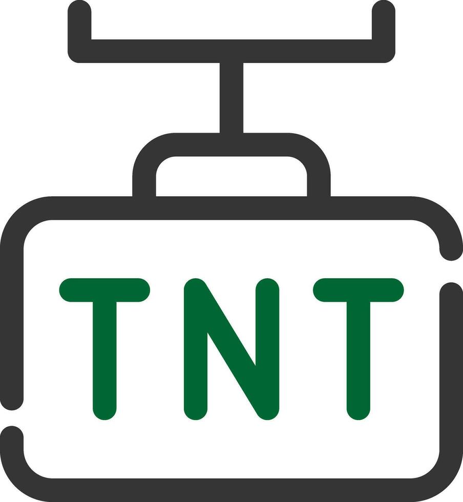 tnt kreatives Icon-Design vektor