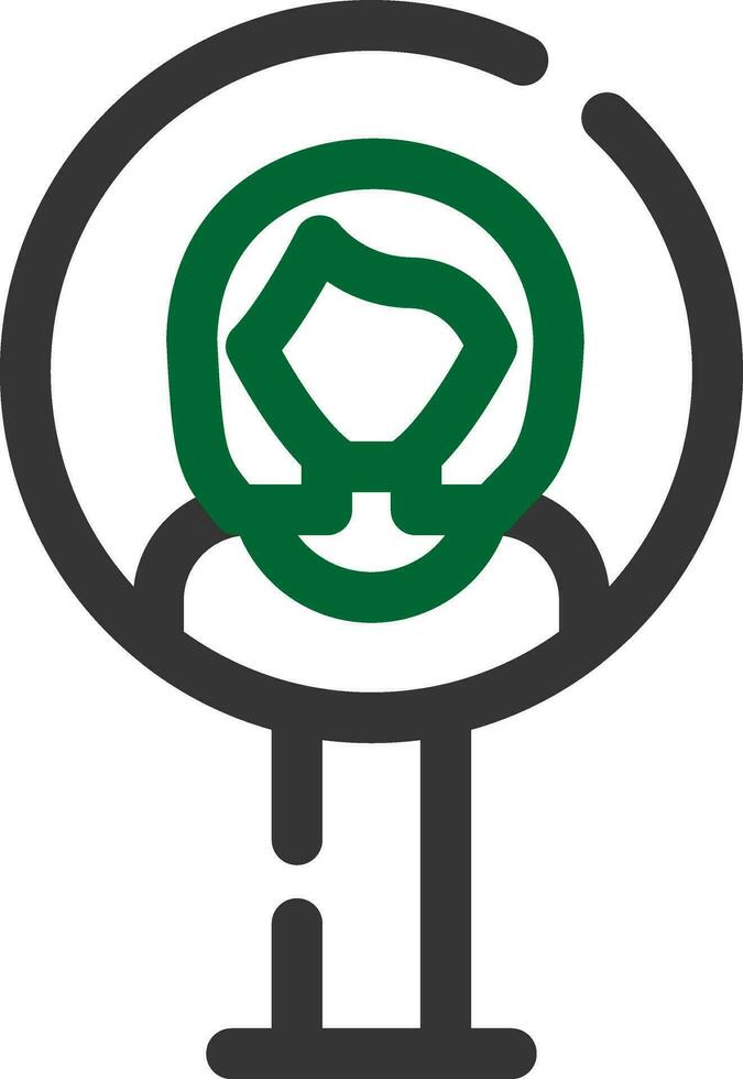 Benutzer Platzhalter kreativ Symbol Design vektor