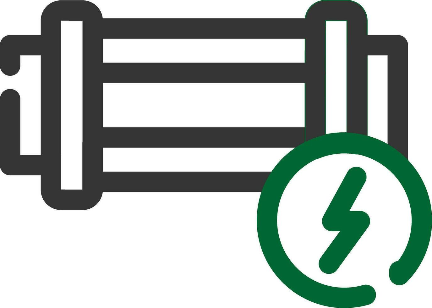 elektrisk staket kreativ ikon design vektor