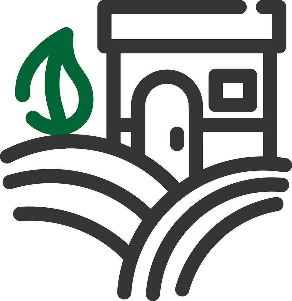 ökologisch Landwirtschaft kreativ Symbol Design vektor