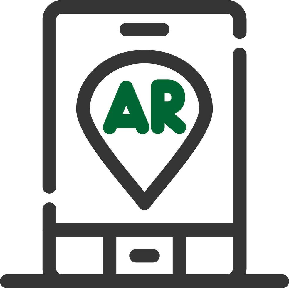 ar Navigation kreativ Symbol Design vektor