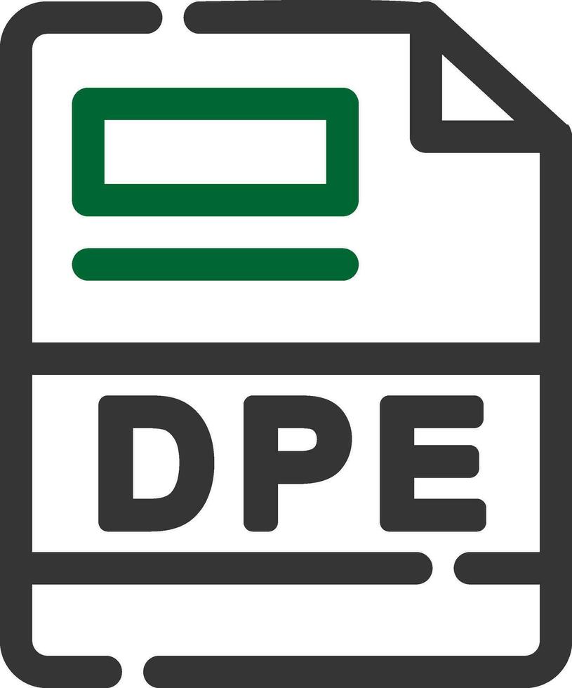 dpe kreativ Symbol Design vektor