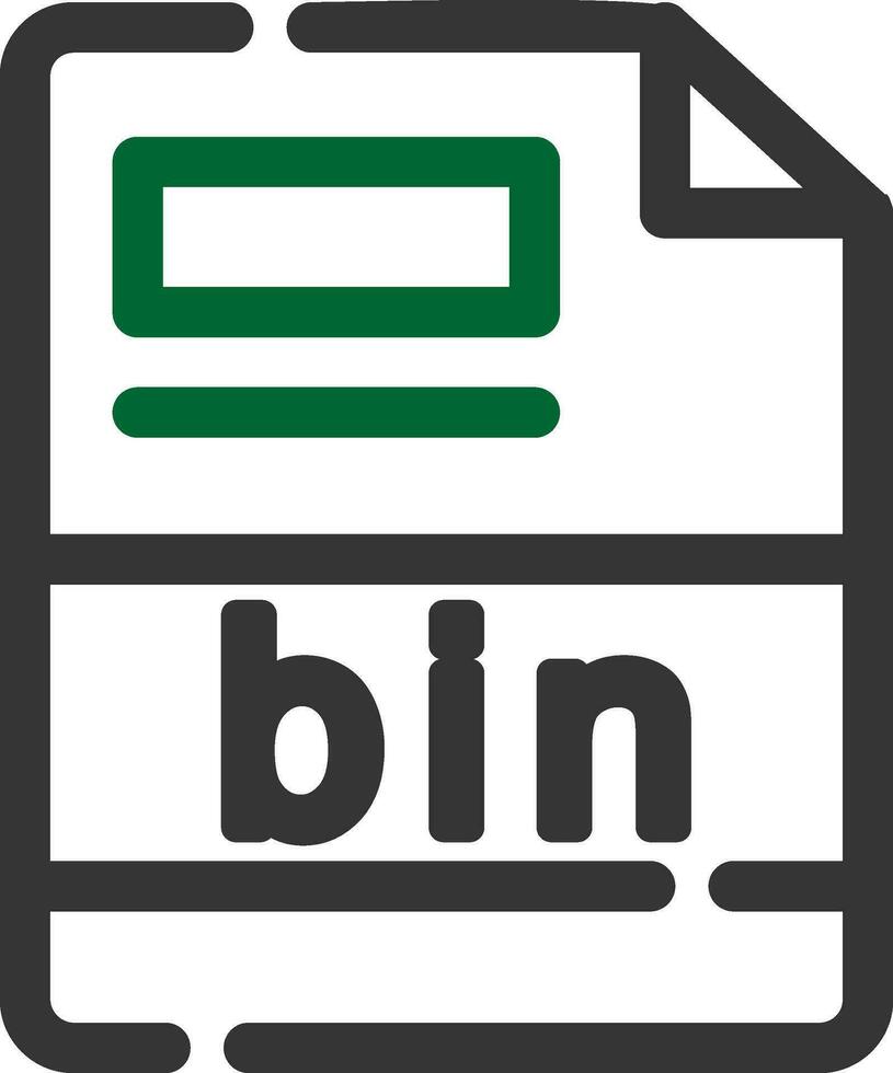 bin kreatives Icon-Design vektor