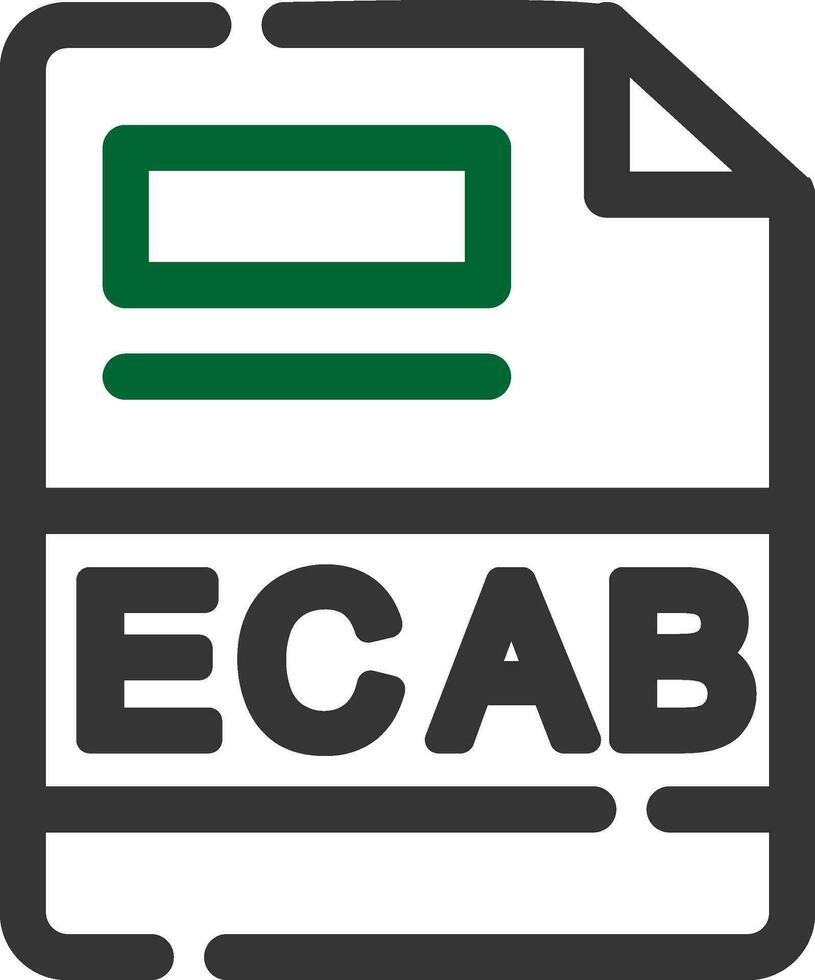 ecab kreativ ikon design vektor