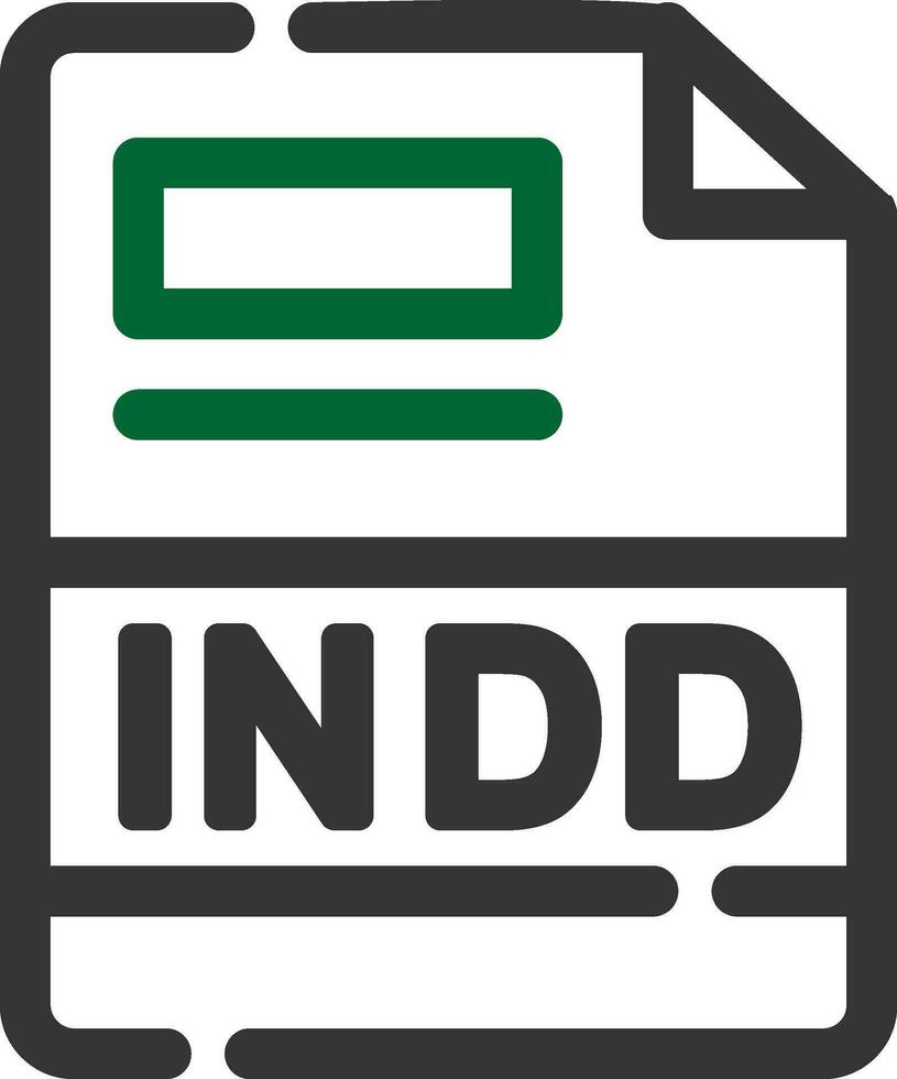 indd kreativ Symbol Design vektor