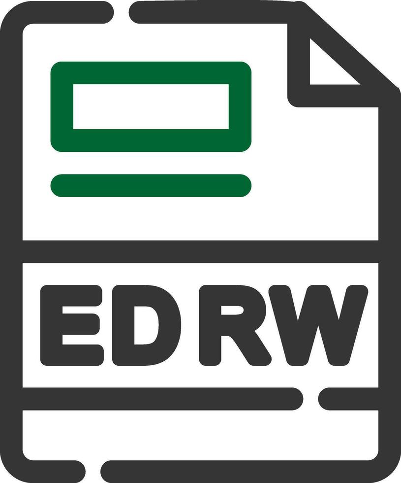 edrw kreativ Symbol Design vektor