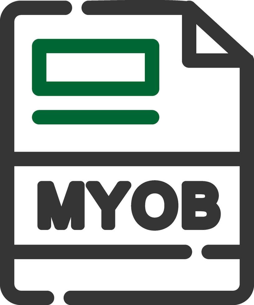 myob kreativ Symbol Design vektor