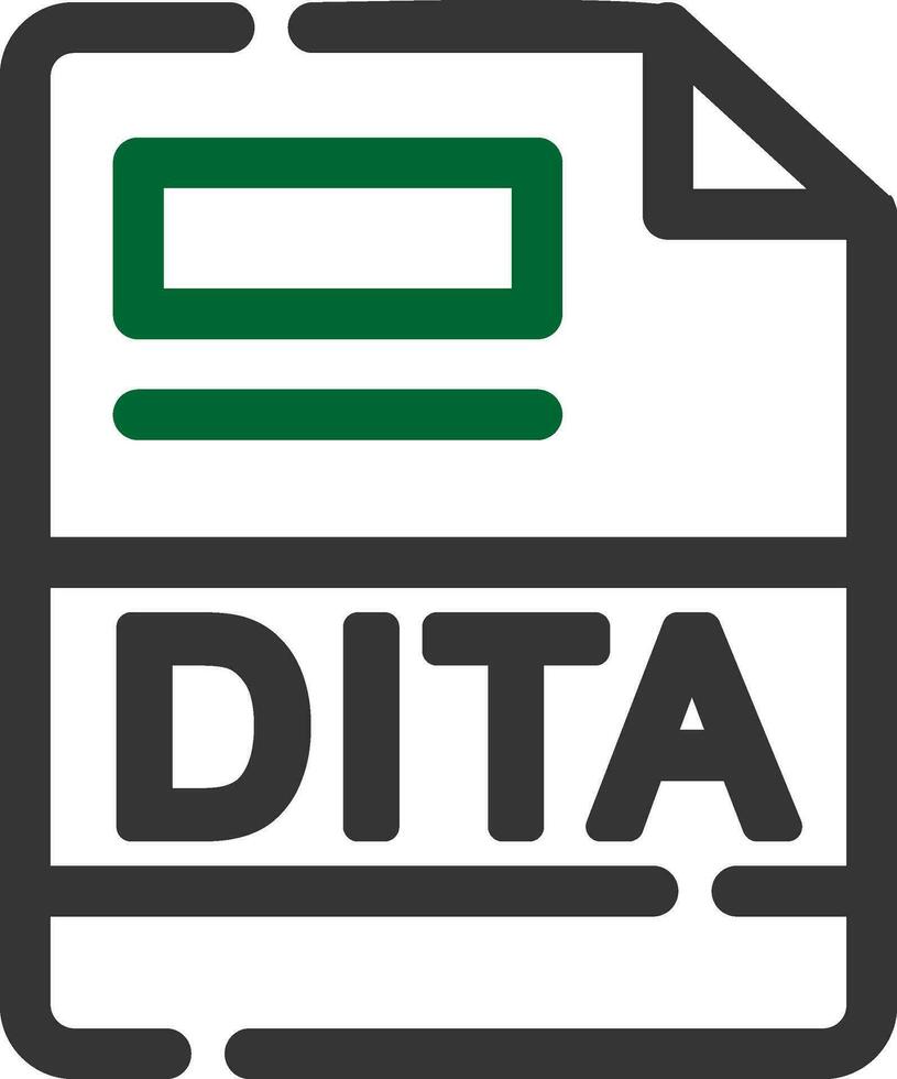 dita kreativ Symbol Design vektor