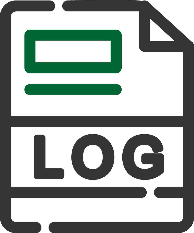 Log kreatives Icon-Design vektor