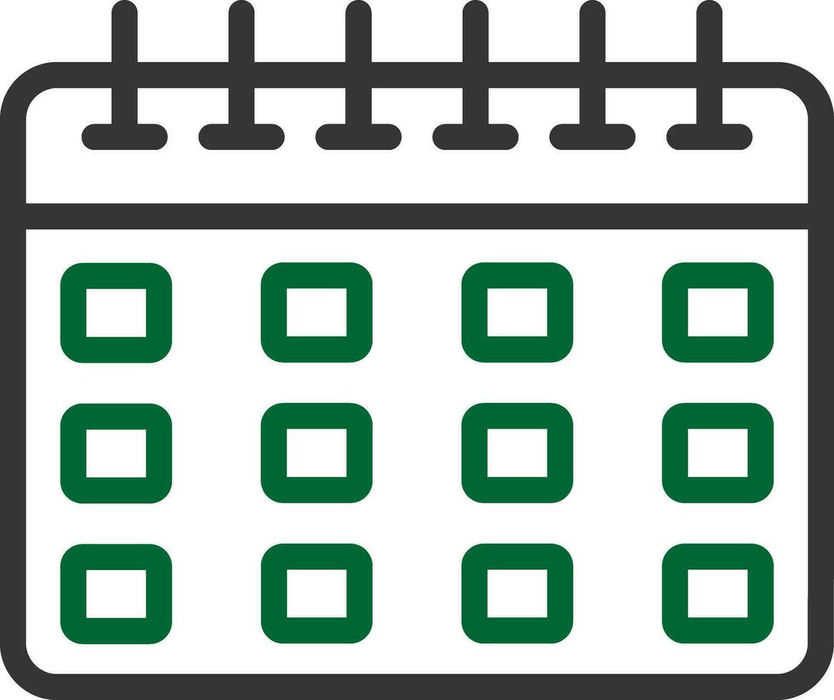 Kalender kreatives Icon-Design vektor