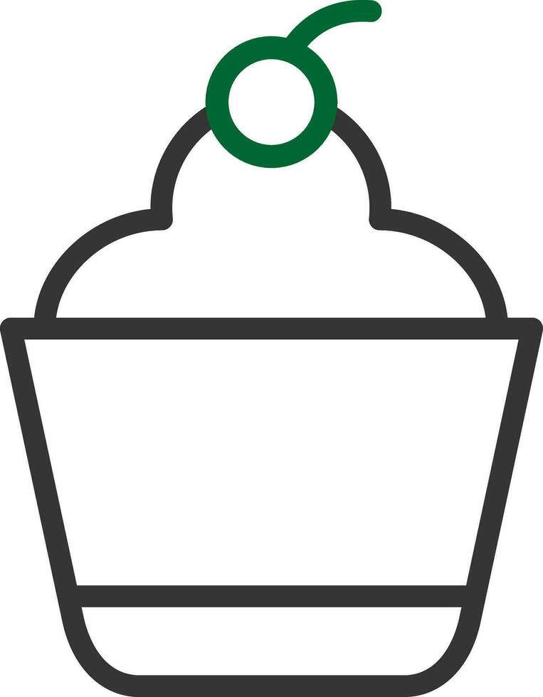 Cupcake kreatives Icon-Design vektor