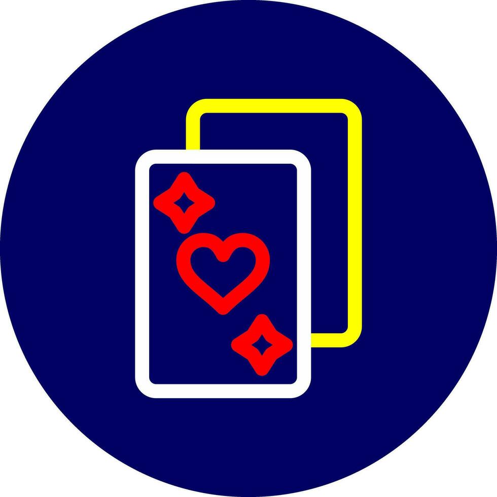 Poker kreatives Icon-Design vektor