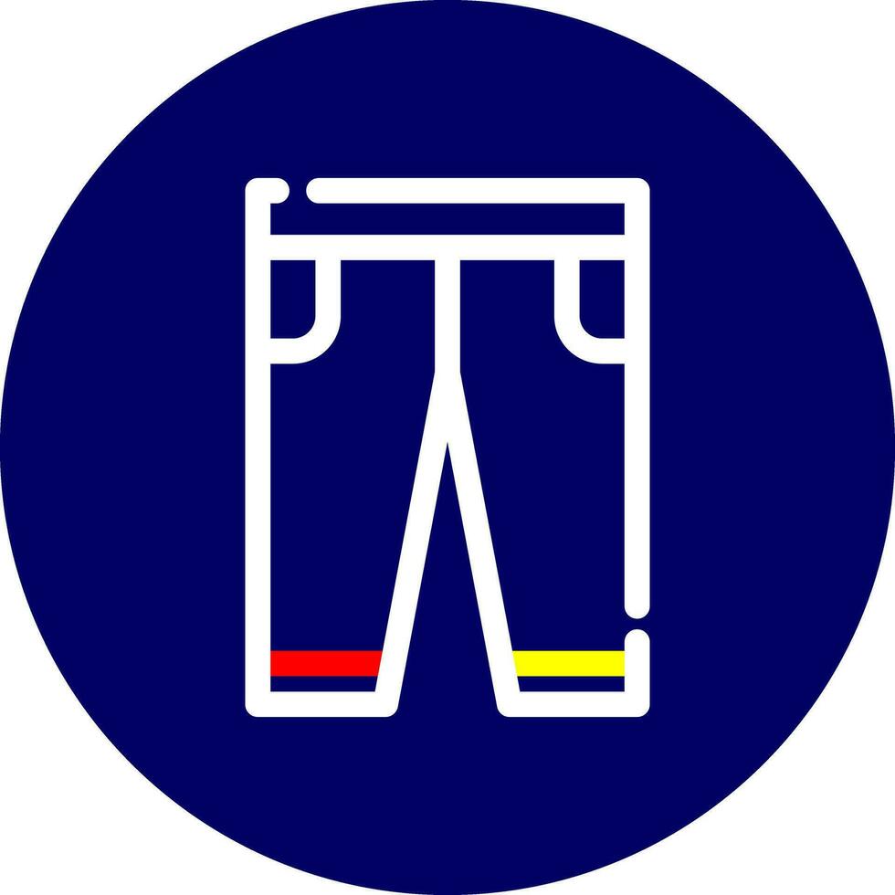 Hosen kreatives Icon-Design vektor