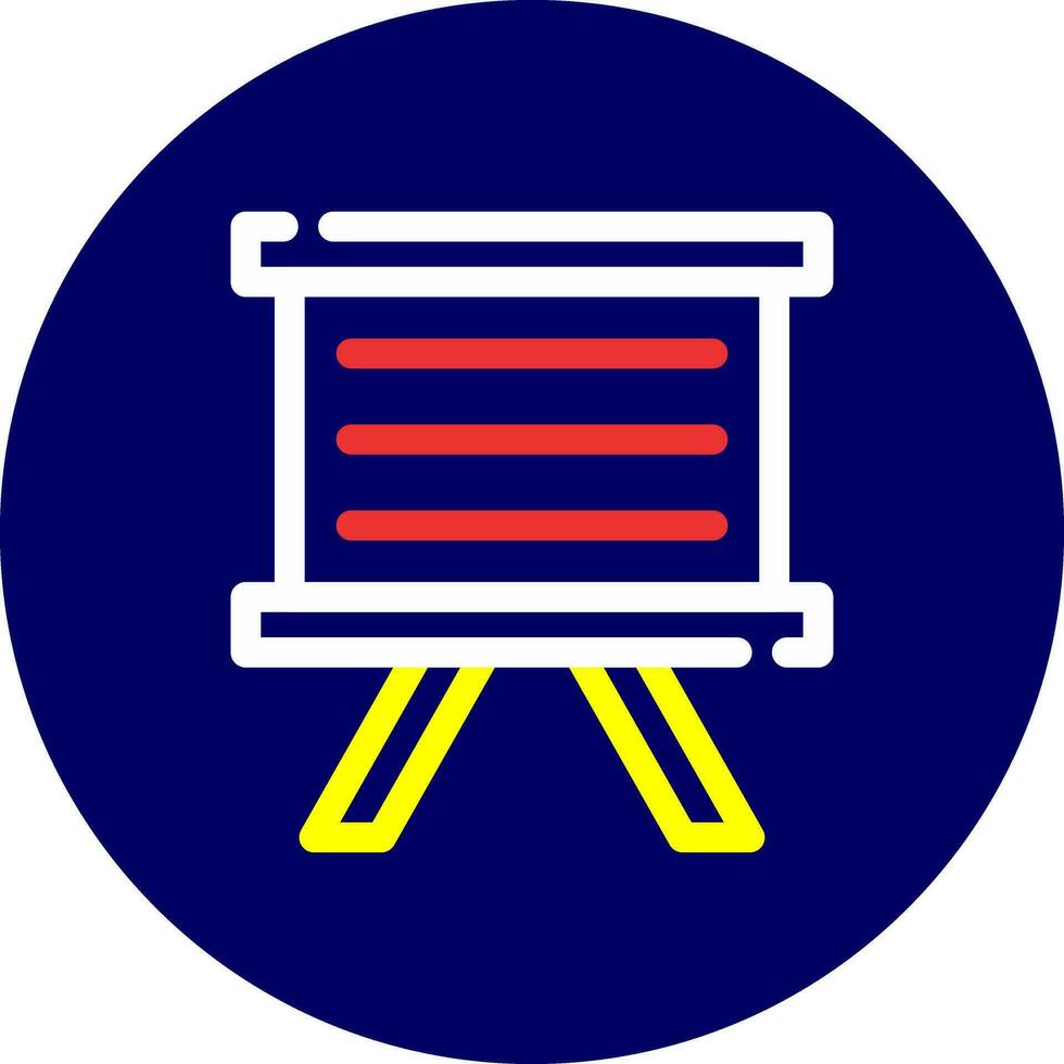 Whiteboard kreatives Icon-Design vektor