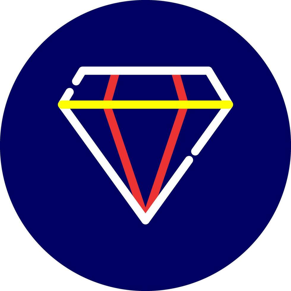 Diamant kreatives Icon-Design vektor