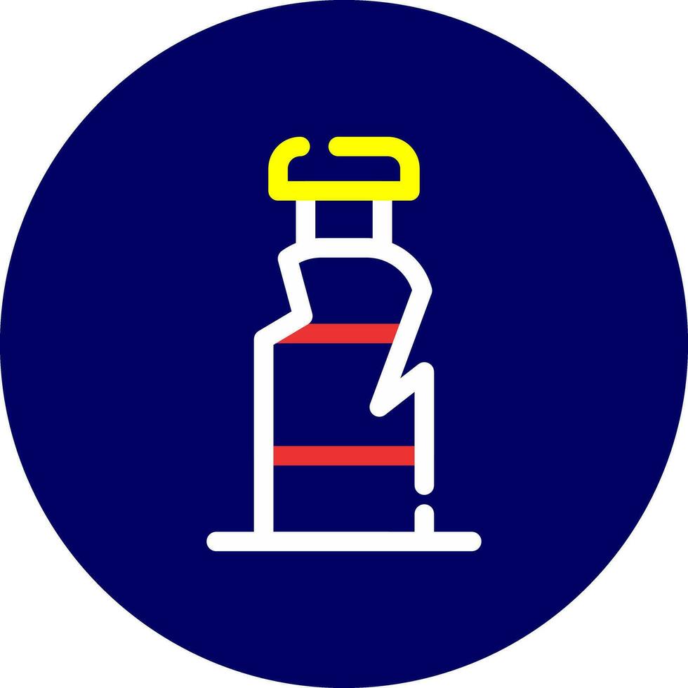 Plastik Flasche kreativ Symbol Design vektor