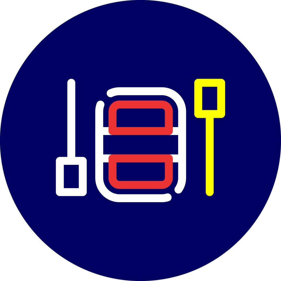 Rettungsboot kreativ Symbol Design vektor