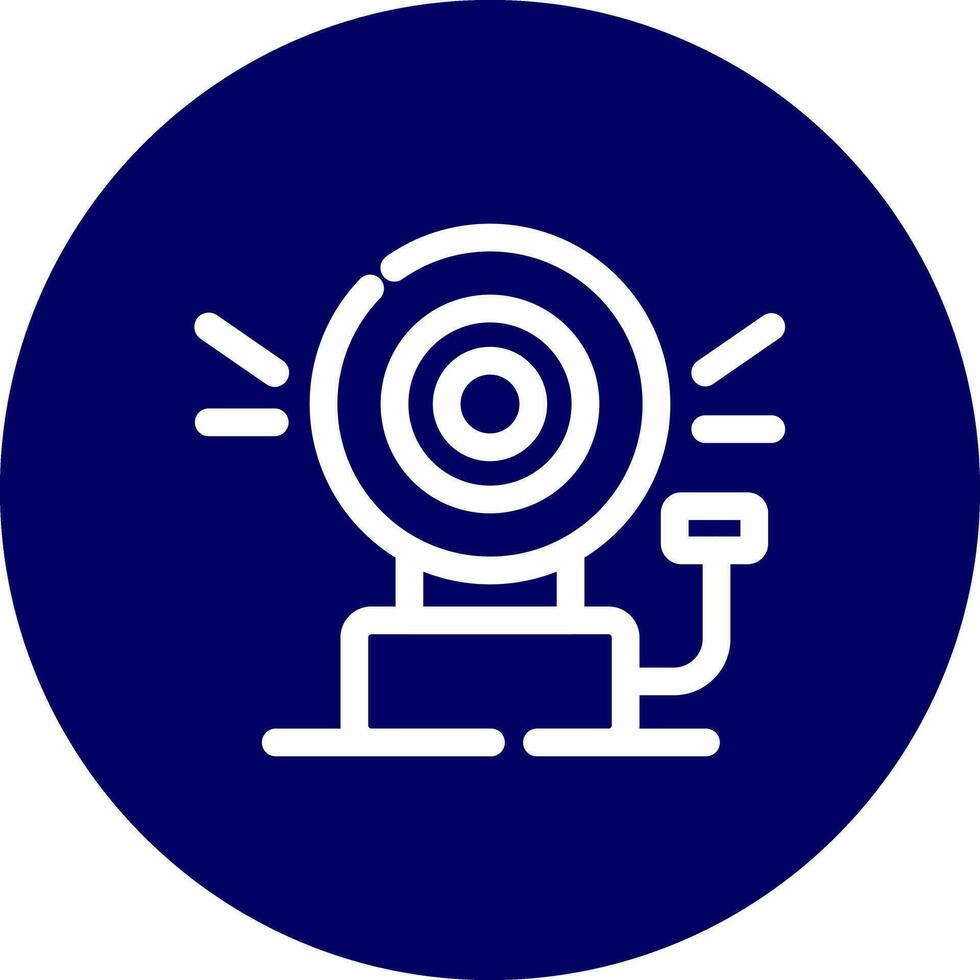 Schulglocke kreatives Icon-Design vektor