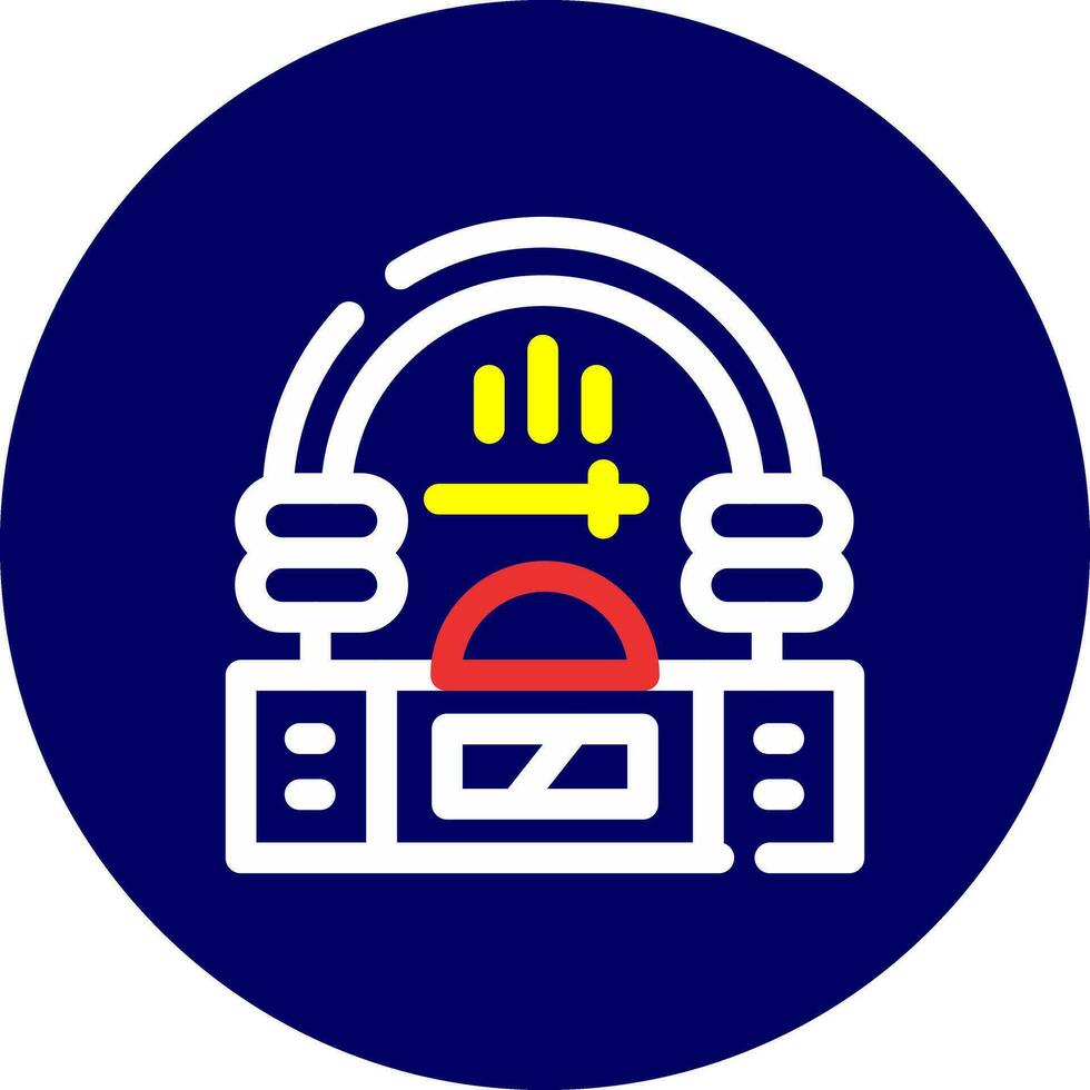 Jukebox kreatives Icon-Design vektor