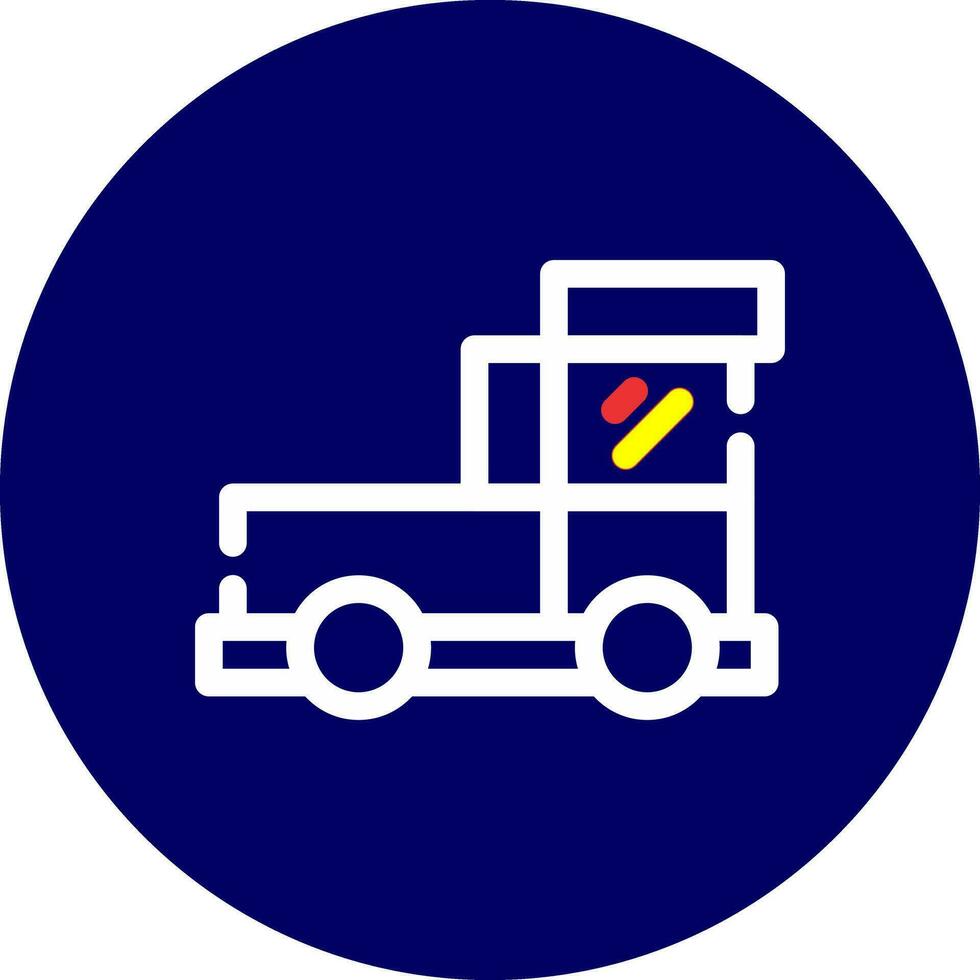 abholen LKW kreativ Symbol Design vektor