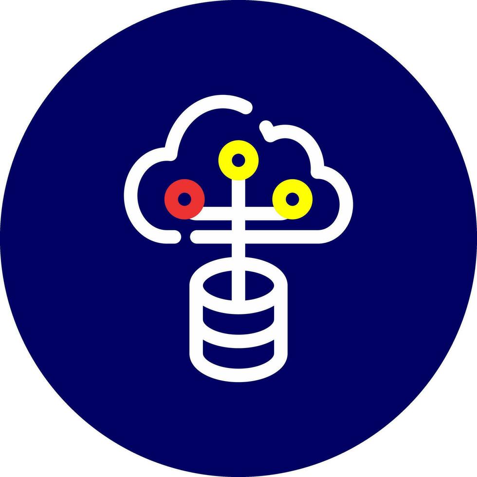 Big Data kreatives Icon-Design vektor