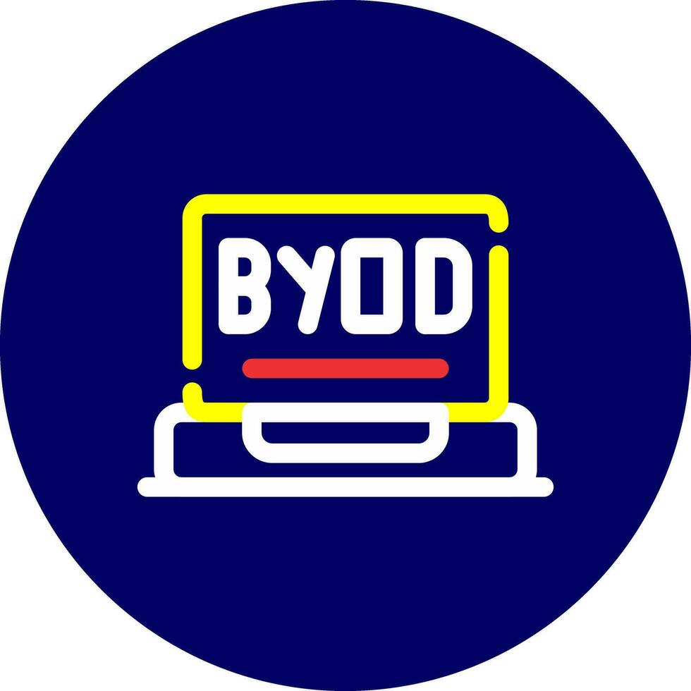 byod Tour kreativ Symbol Design vektor