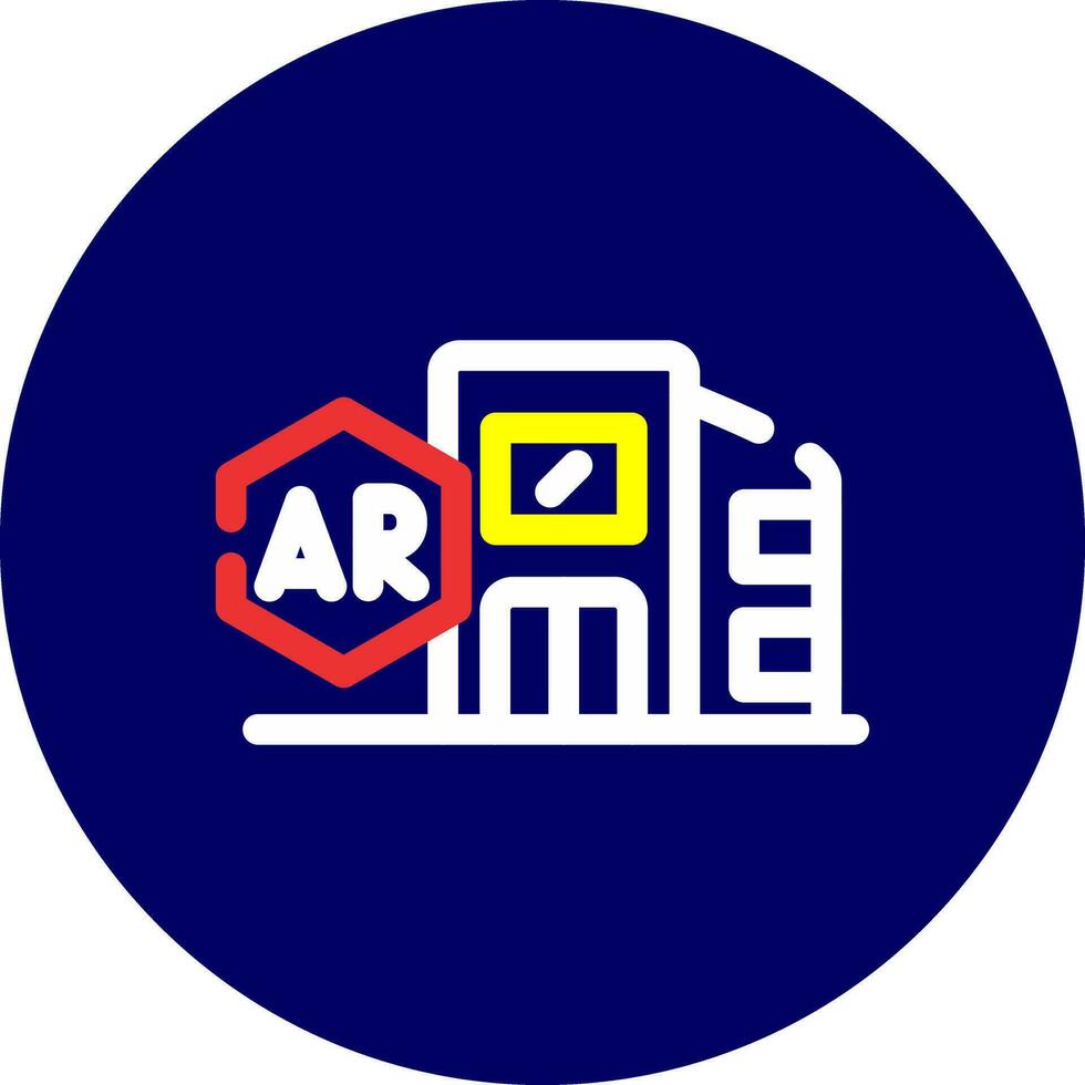 ar Stadt kreativ Symbol Design vektor