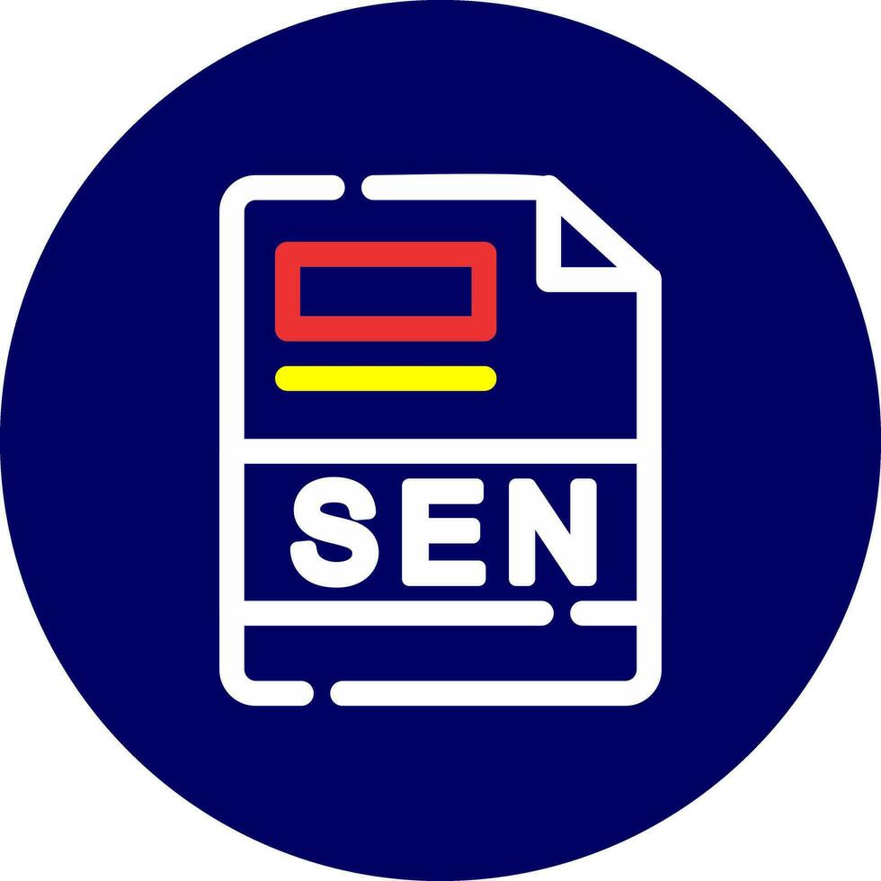 sen kreativ Symbol Design vektor