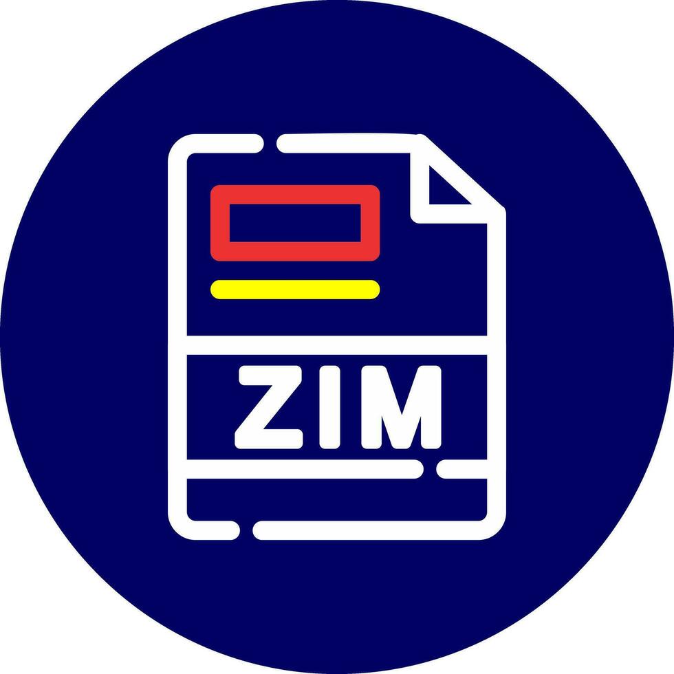 zim kreativ Symbol Design vektor