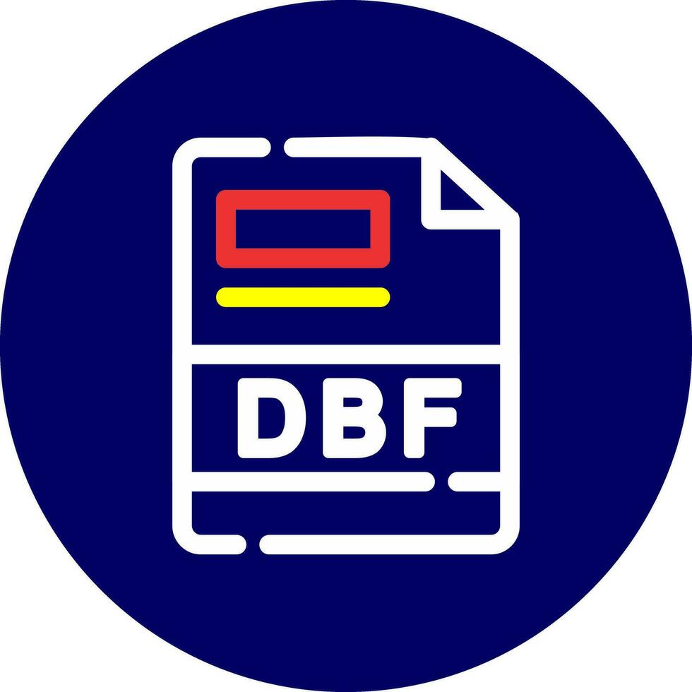 dbf kreativ Symbol Design vektor