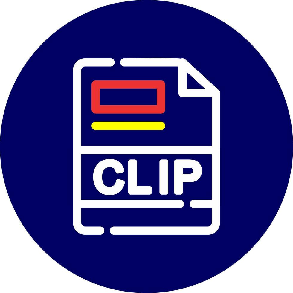 Clip kreativ Symbol Design vektor