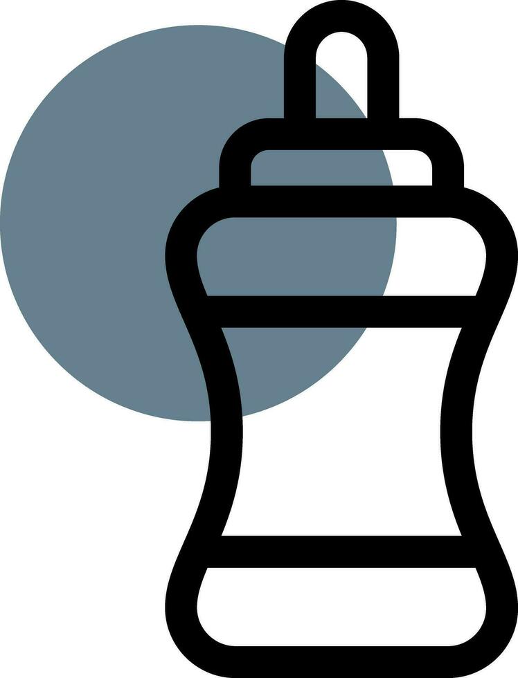 Wasserflasche kreatives Icon-Design vektor