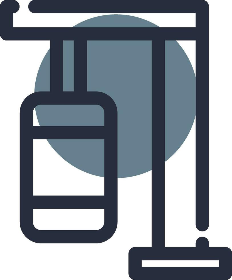 Boxsack kreatives Icon-Design vektor