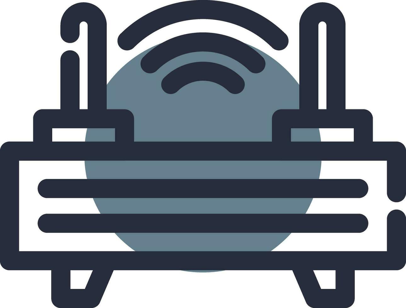 Router kreatives Icon-Design vektor