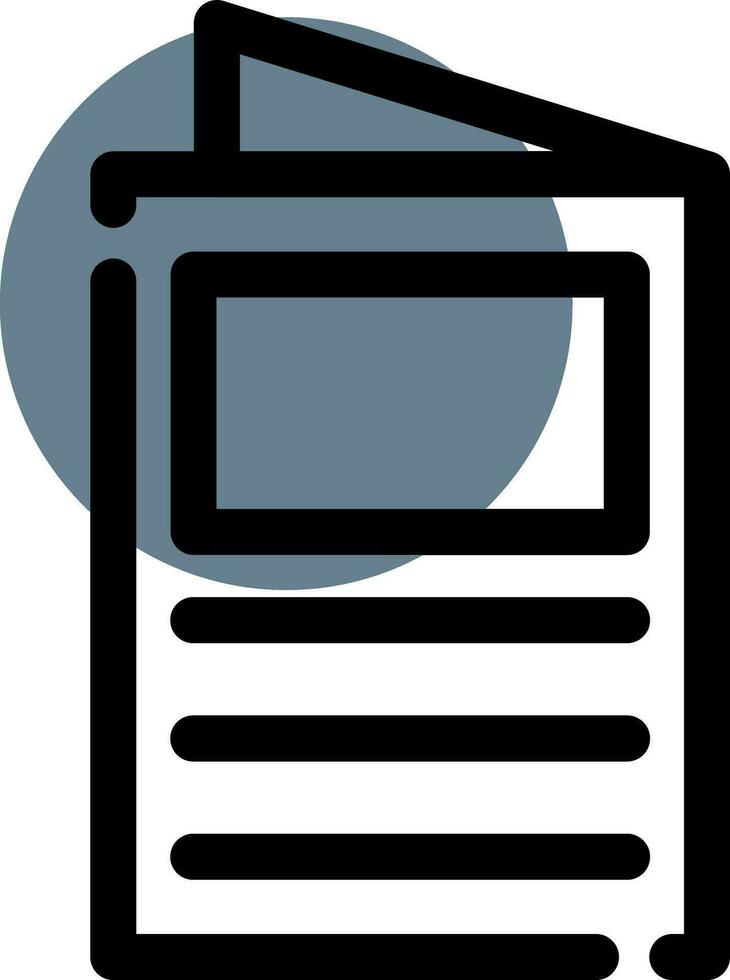 Broschüre kreatives Icon-Design vektor