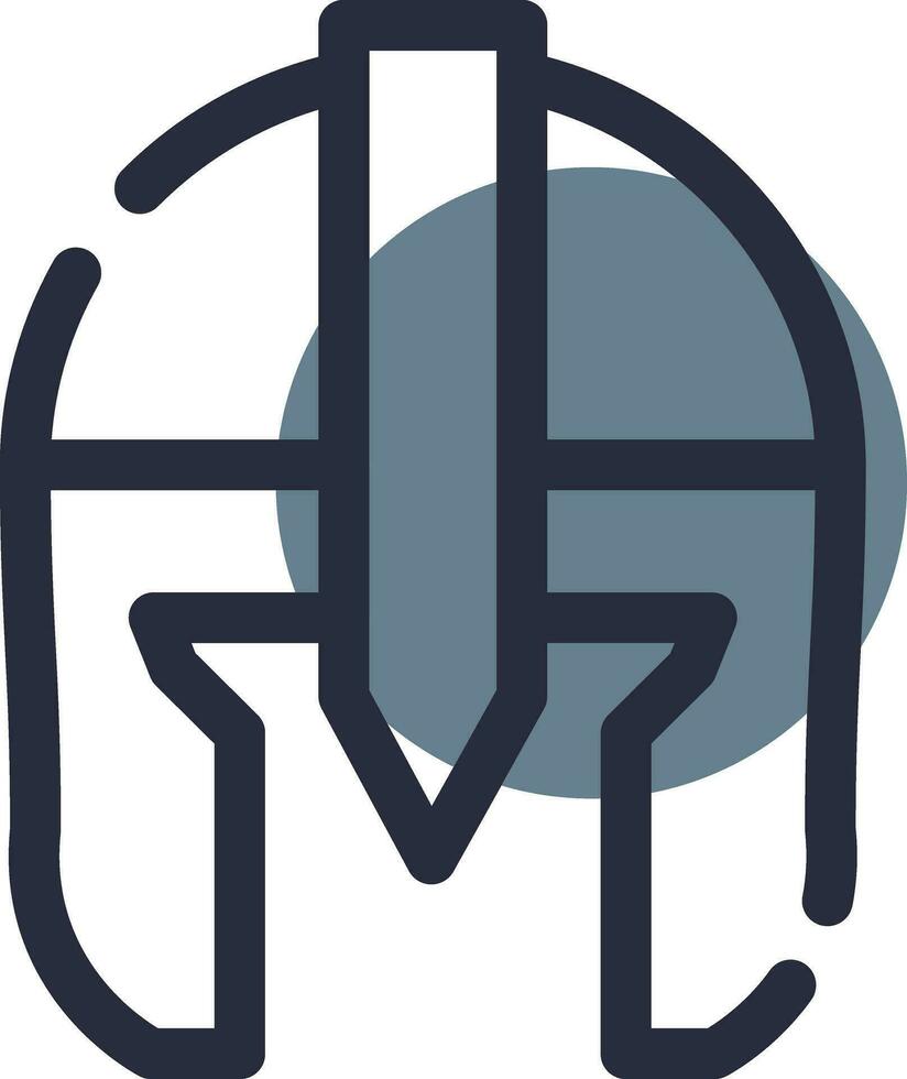 Helm kreatives Icon-Design vektor