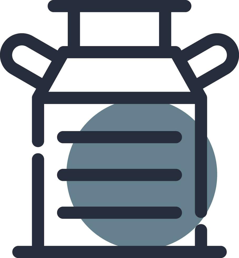 Milchtank kreatives Icon-Design vektor