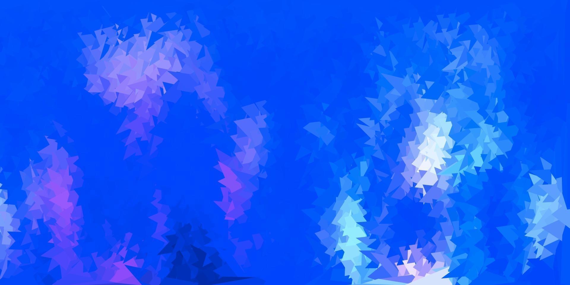 hellblaue Vektor Farbverlauf Polygon Tapete.