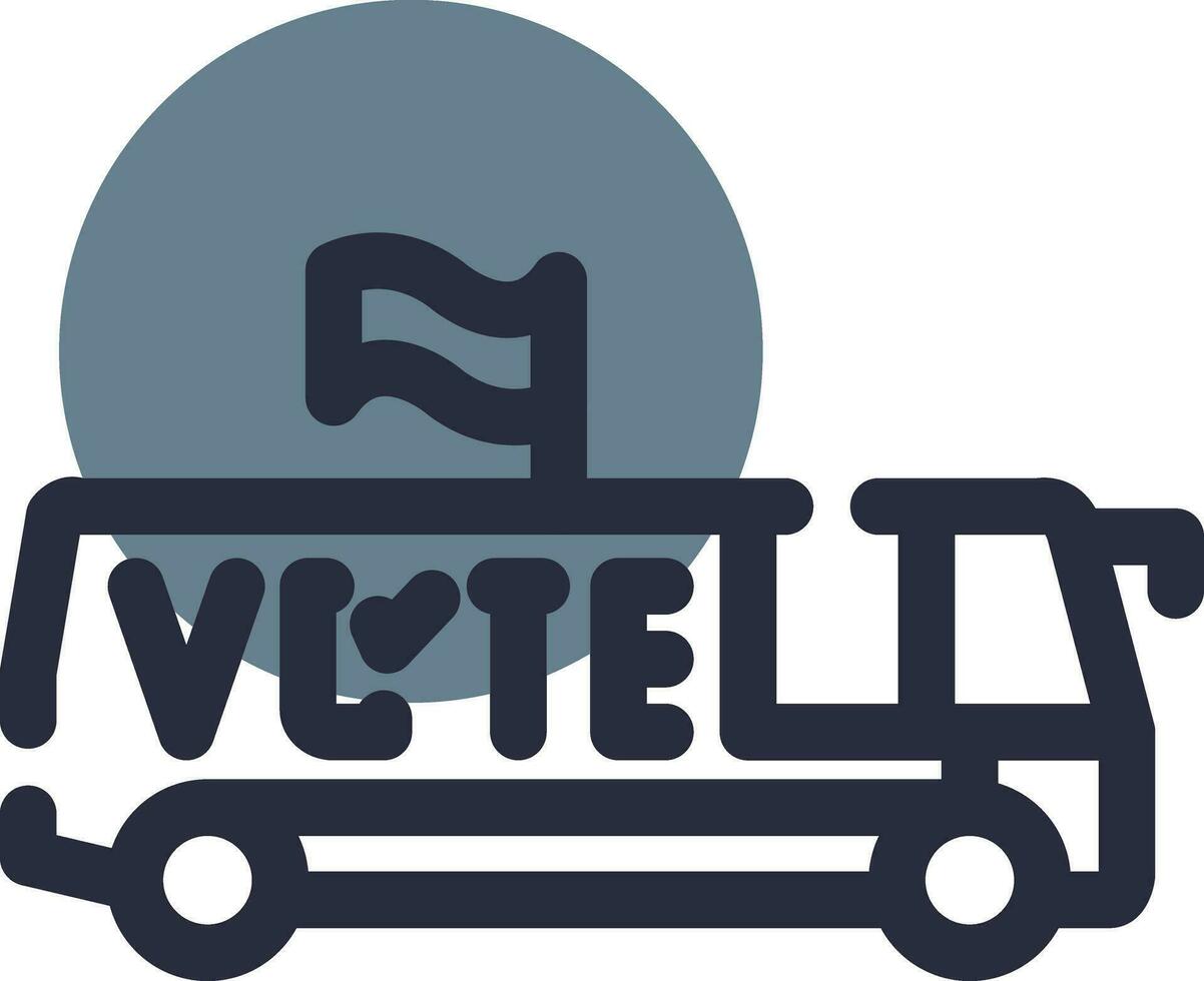 Bus kreatives Icon-Design vektor