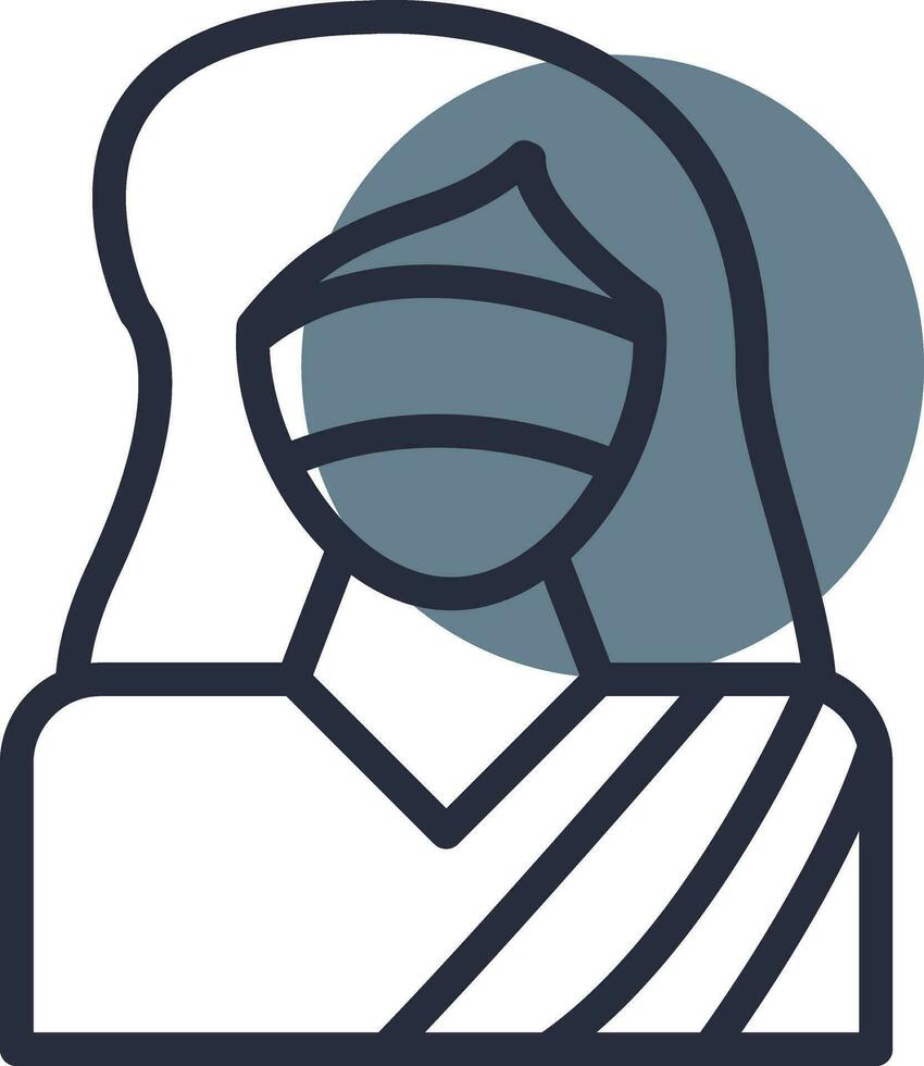 Lady Justice kreatives Icon-Design vektor