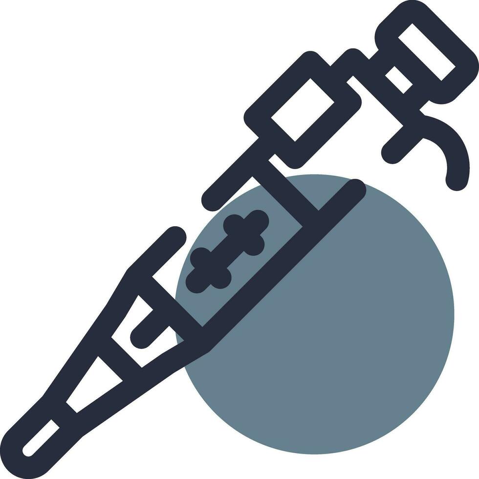 Pipette kreatives Icon-Design vektor