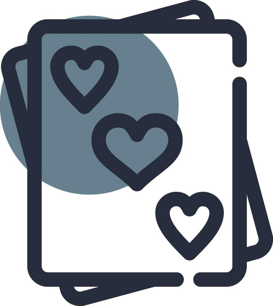 Poker kreatives Icon-Design vektor